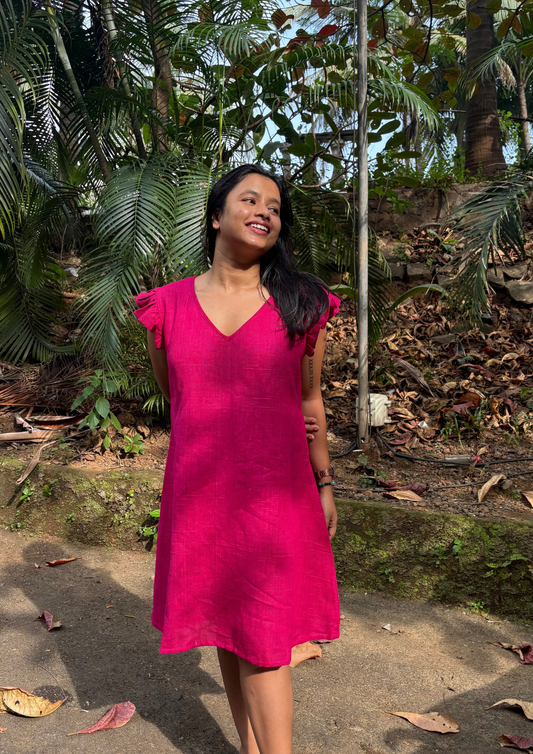 Naisha handwoven cotton dress