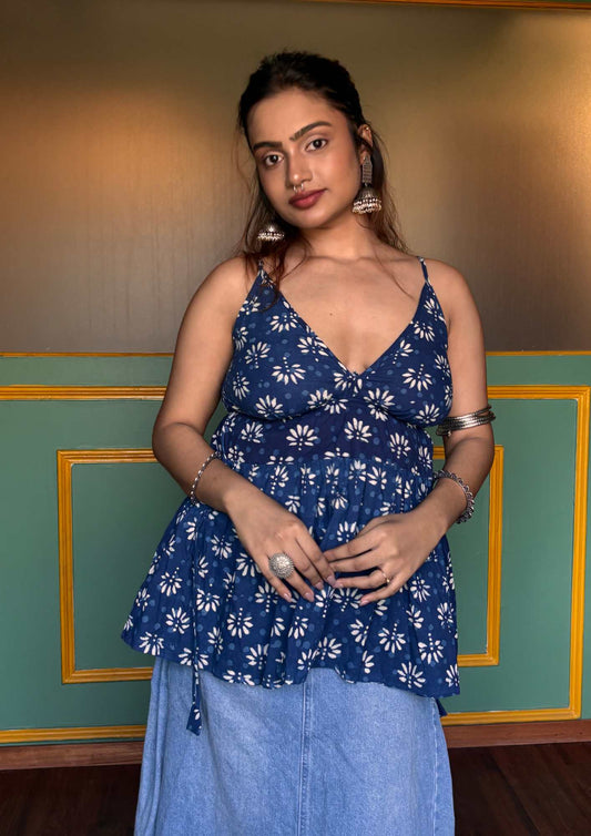 Neeli Adaa halter top