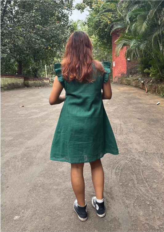 Saisha handwoven cotton dress