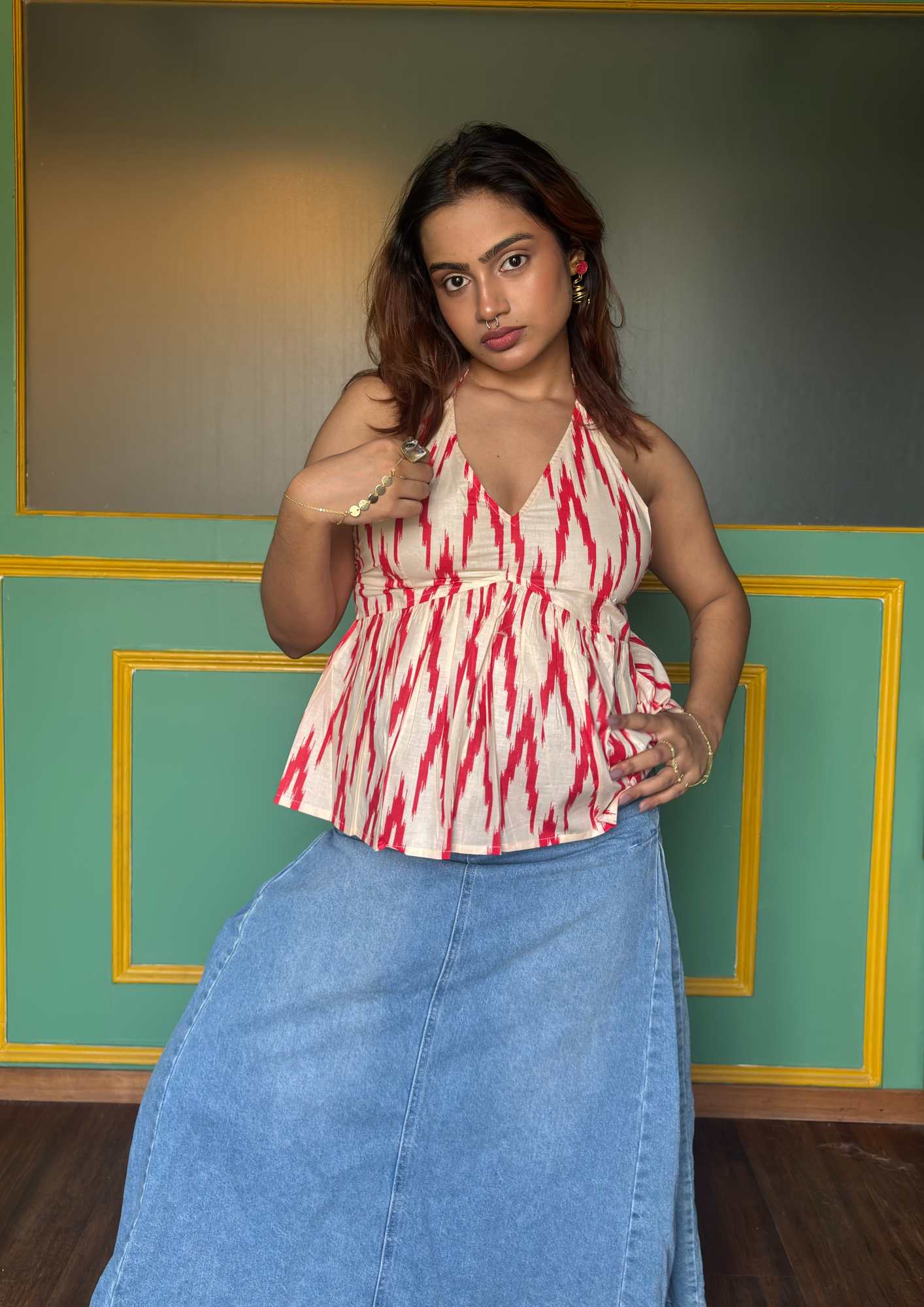 Desi diva halter top