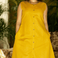 MUSTARD MIST DRESS