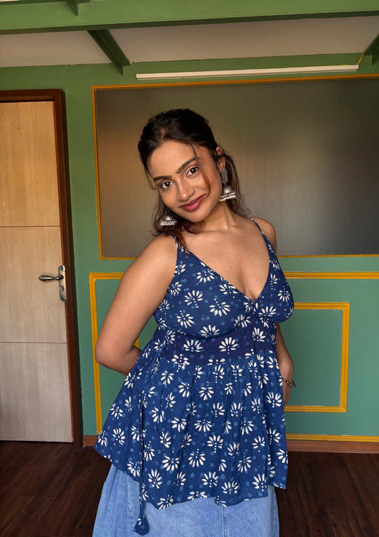 Neeli Adaa halter top