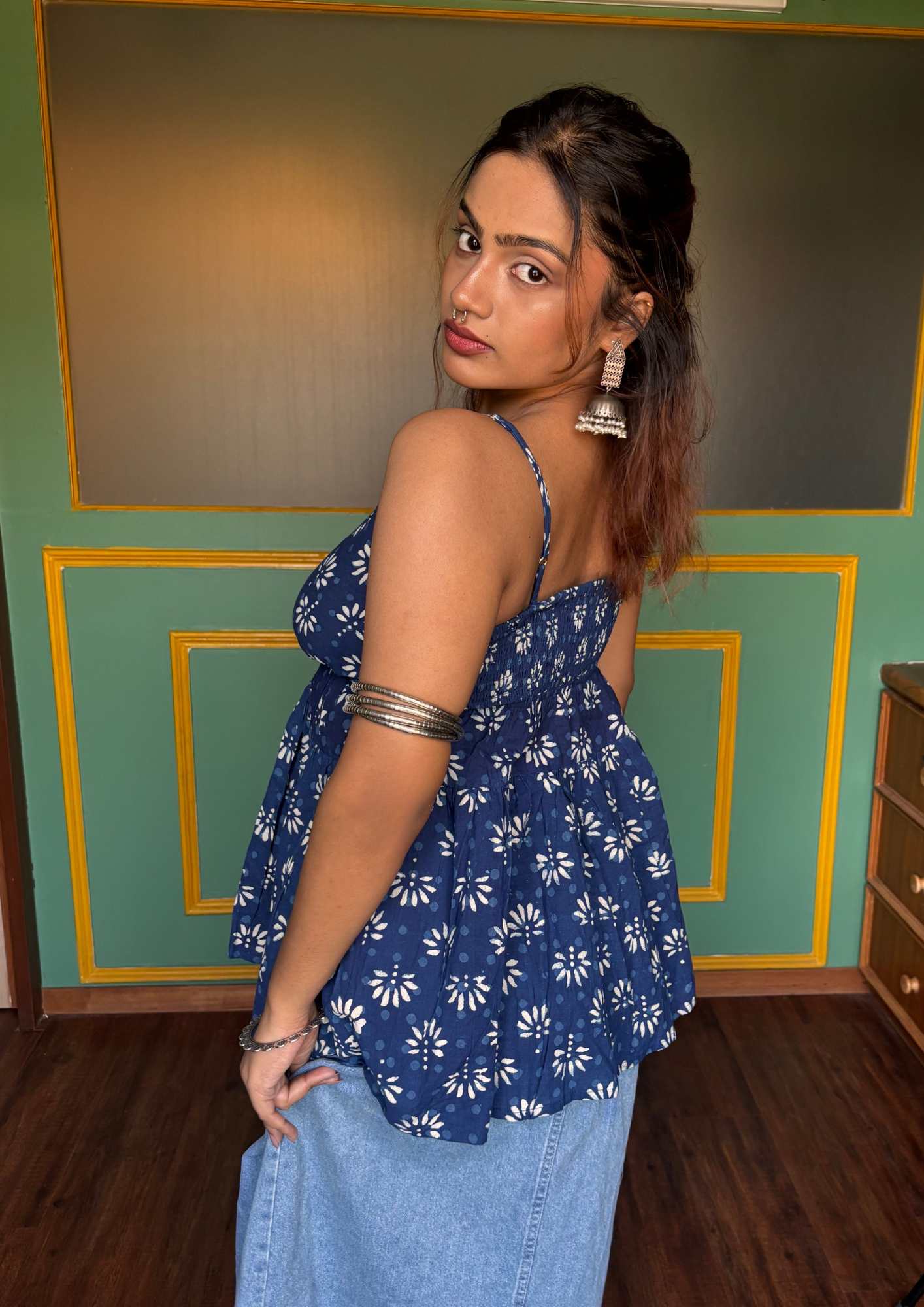 Neeli Adaa halter top
