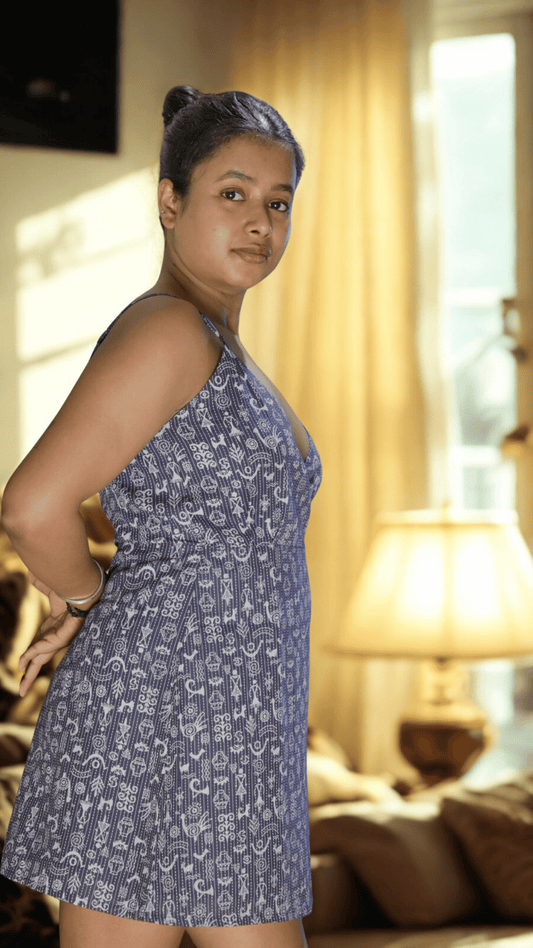 COLLAR CURVE DRESS